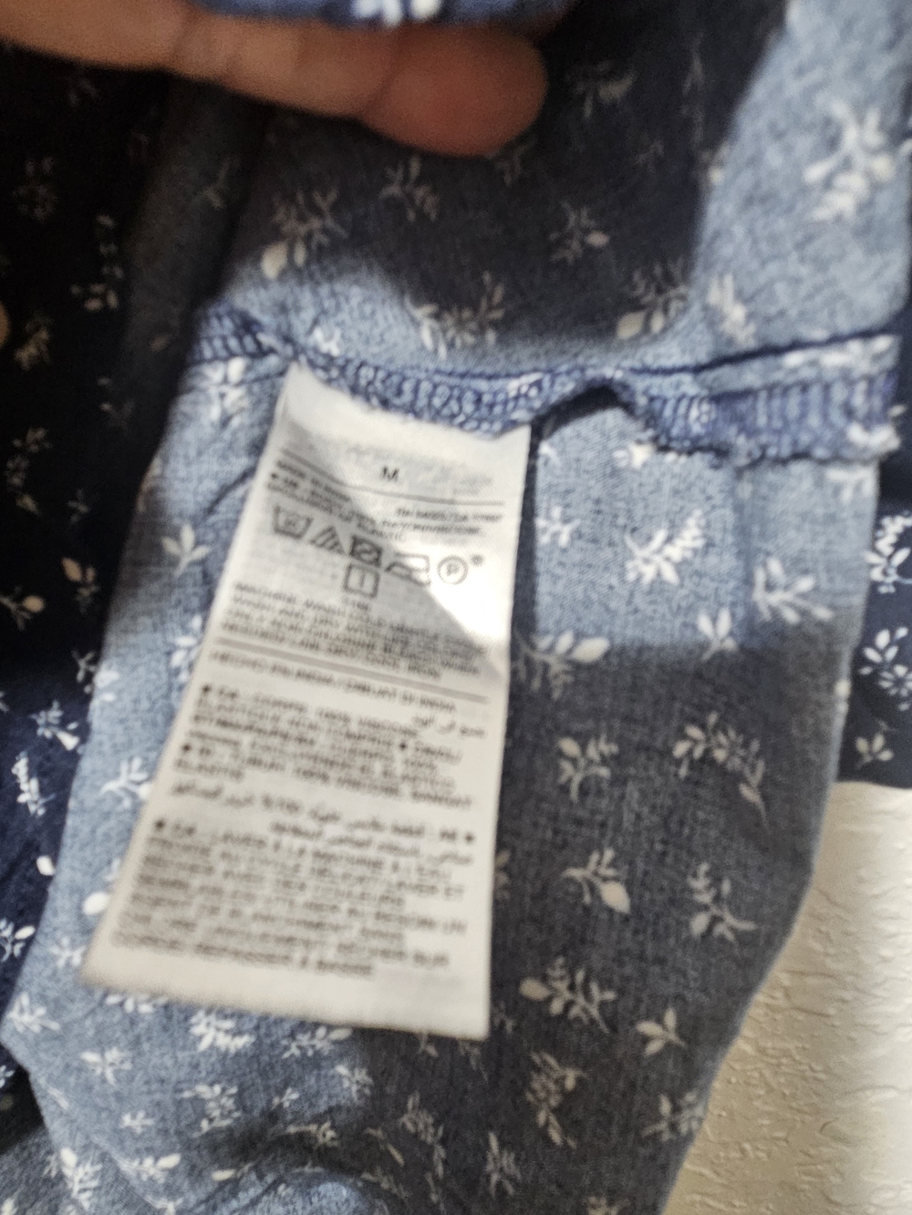 Old Navy Blue Floral Print Jeggings